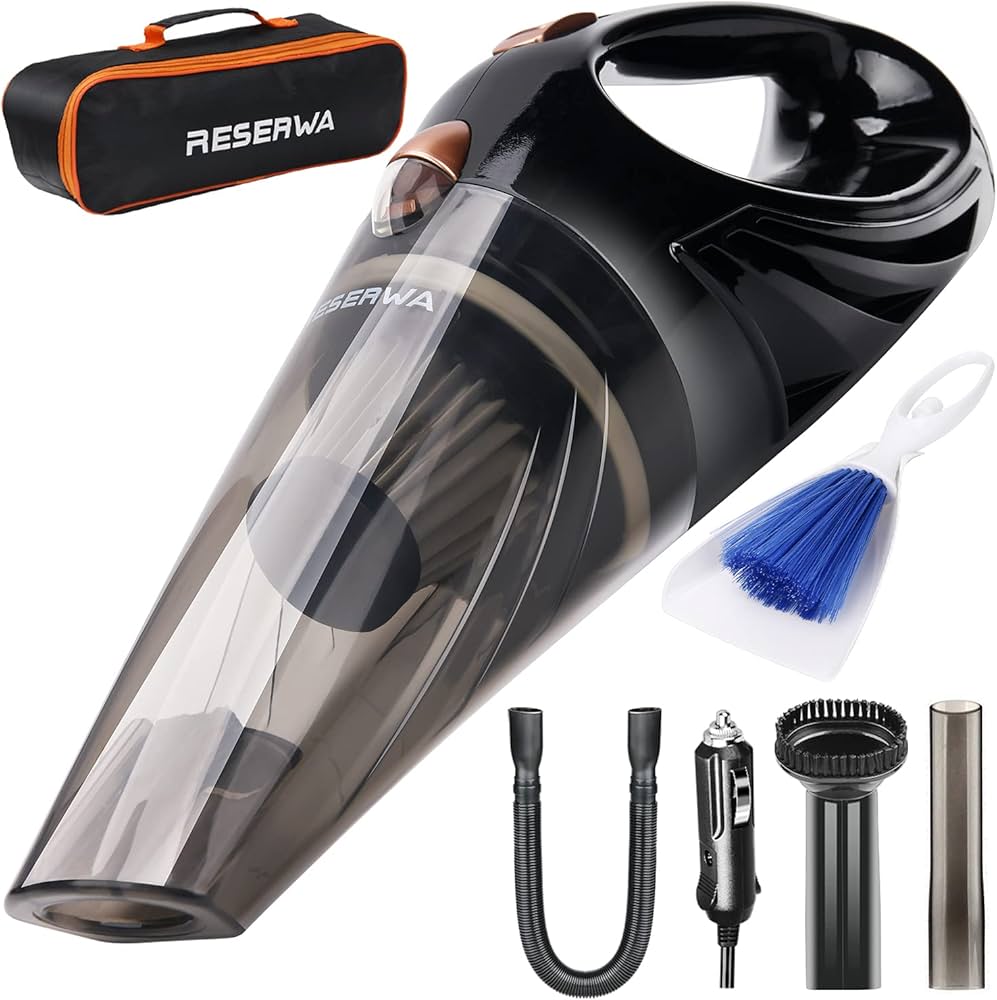 Aspirateur Voiture 12V Portable - Filtre HEPA