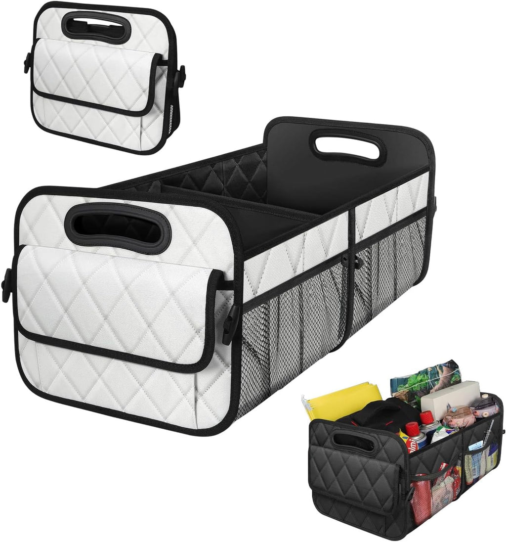 Rangement Coffre voiture fond blanc