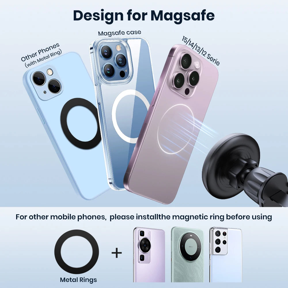 Support Téléphone Magnétique Voiture MagSafe - TOPK