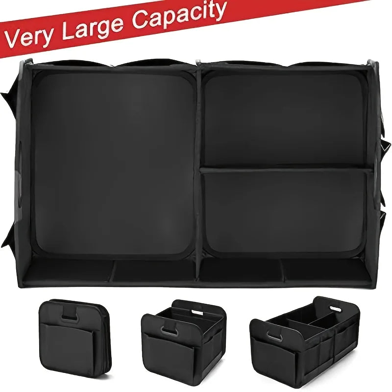Organisateur de Coffre Voiture Pliable — Tissu Oxford 600D Renforcé