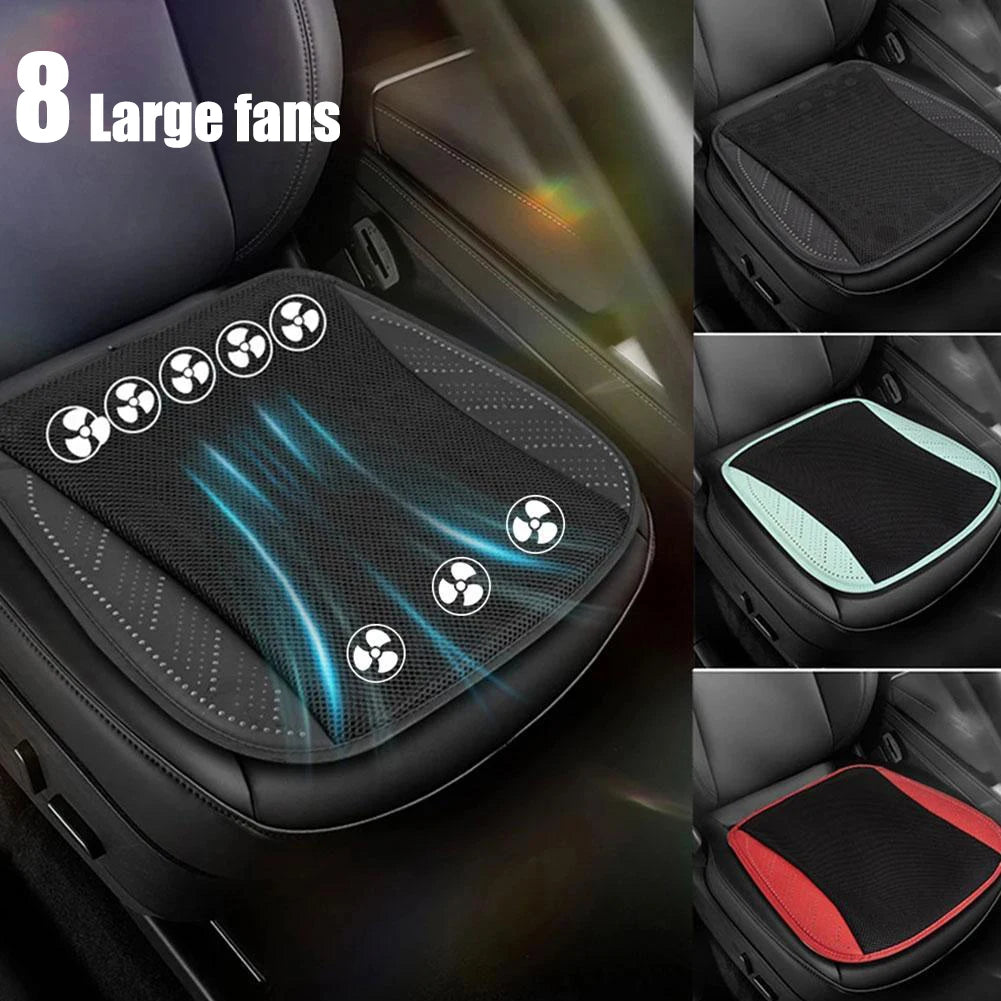 Coussin Refroidissement Siège Voiture USB — 5 ou 8 Ventilateurs Été