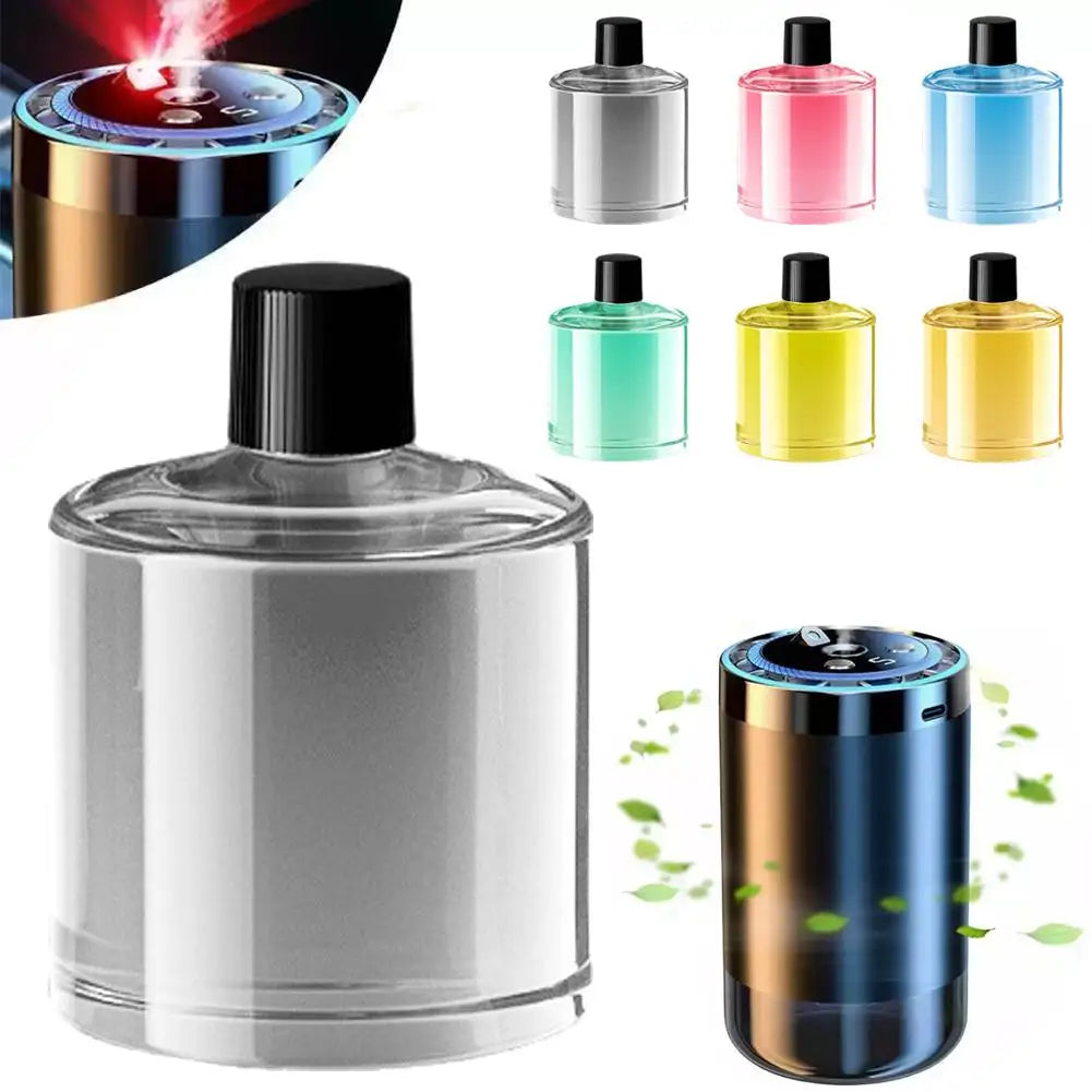 Désodorisant Voiture Ciel Étoilé — Diffuseur Parfum & Lumière d'Ambiance
