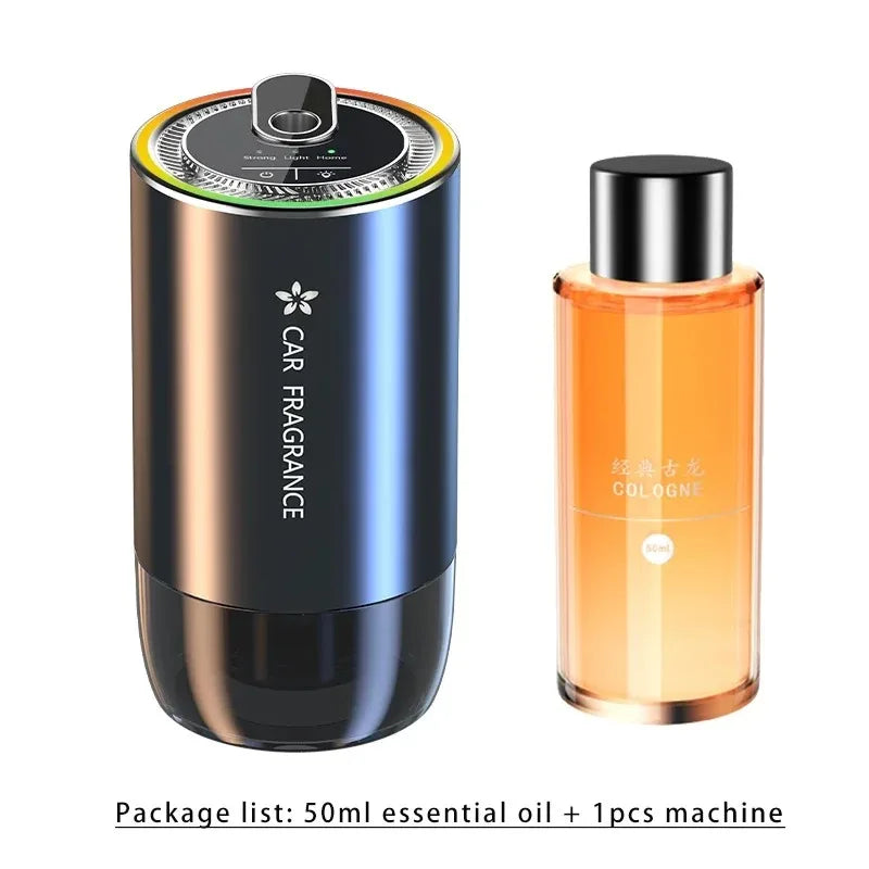 Diffuseur de Parfum Voiture Rechargeable USB — 1000mAh, LED