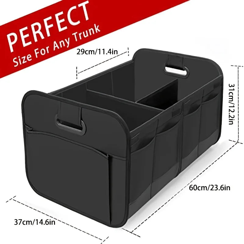 Organisateur de Coffre Voiture Pliable — Tissu Oxford 600D Renforcé