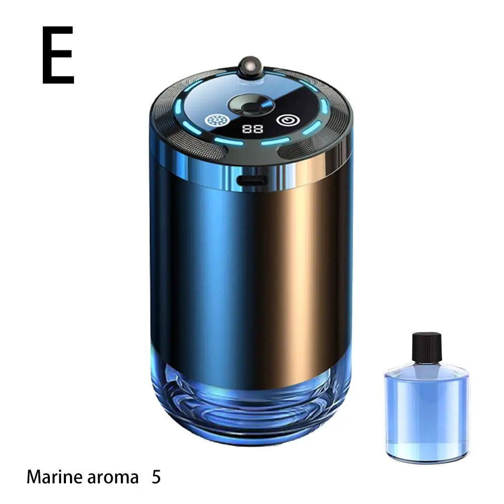 Désodorisant Voiture Ciel Étoilé — Diffuseur Parfum & Lumière d'Ambiance