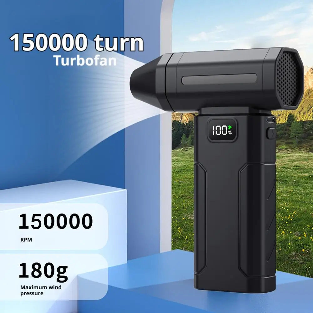 Souffleur Turbo Jet Sans Fil X8 — 150 000 tr/min, Nettoyage Puissant
