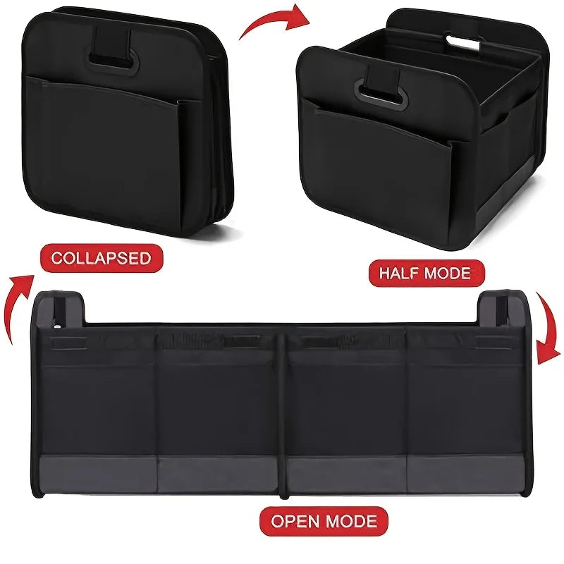 Organisateur de Coffre Voiture Pliable — Tissu Oxford 600D Renforcé