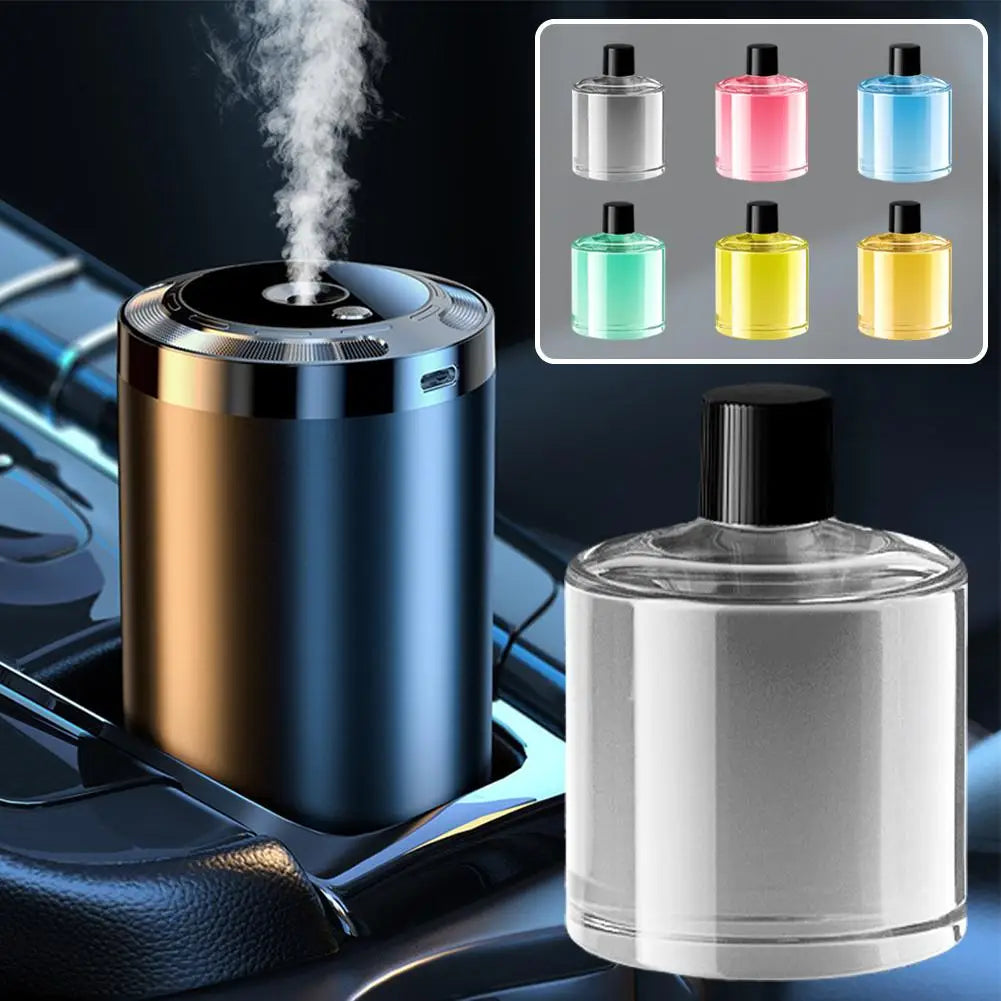 Désodorisant Voiture Ciel Étoilé — Diffuseur Parfum & Lumière d'Ambiance