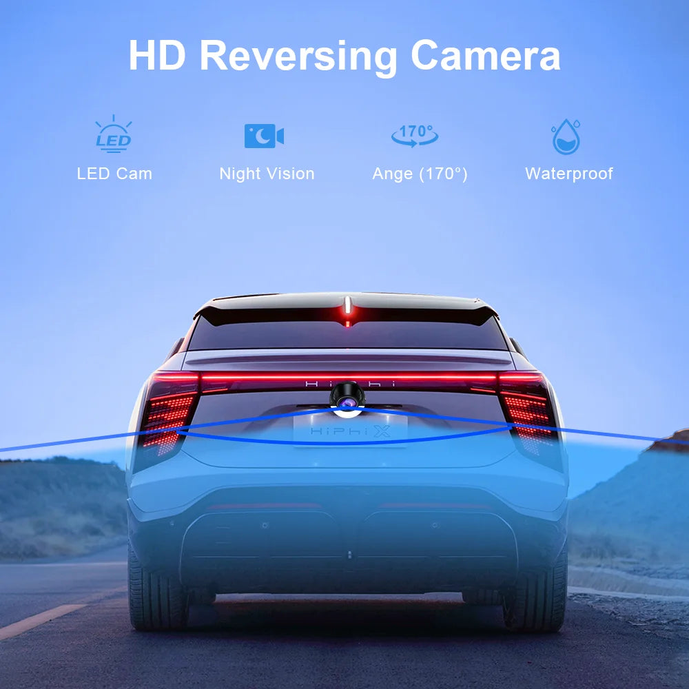 Caméra de Recul HD Voiture — Vision Nocturne & Étanche