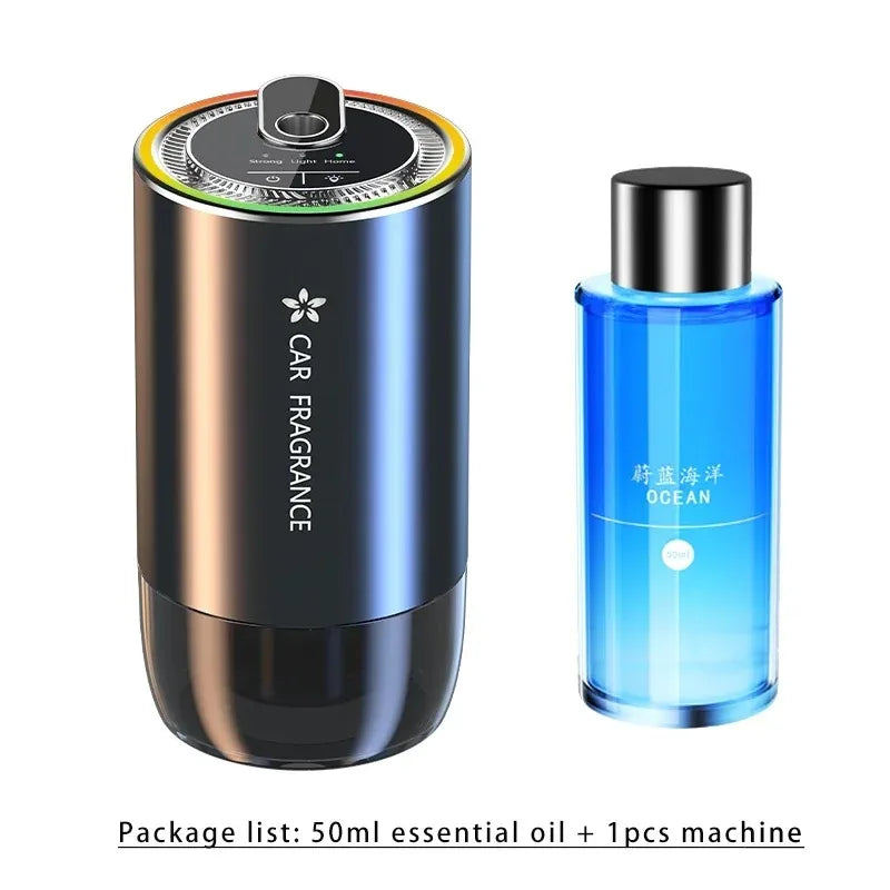 Diffuseur de Parfum Voiture Rechargeable USB — 1000mAh, LED
