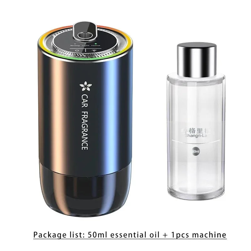 Diffuseur de Parfum Voiture Rechargeable USB — 1000mAh, LED