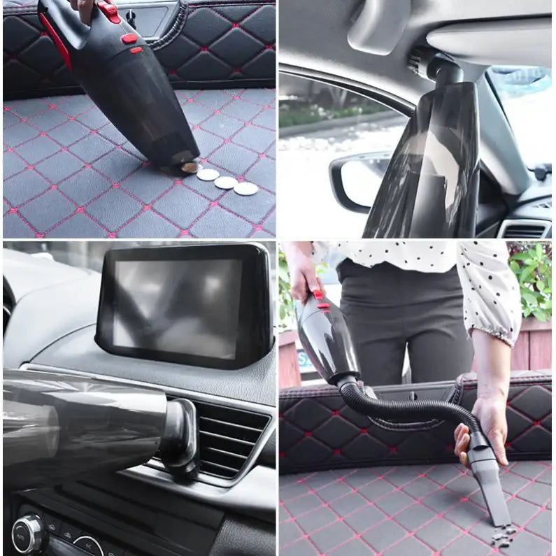 Aspirateur Voiture Portable 12V 120W — Humide & Sec, Filtre HEPA