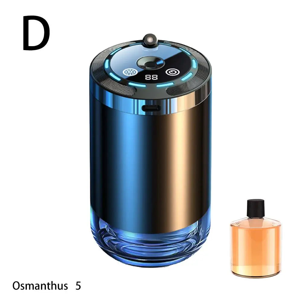 Désodorisant Voiture Ciel Étoilé — Diffuseur Parfum & Lumière d'Ambiance